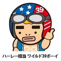 ハーレー担当 ワイルド39ボーイ