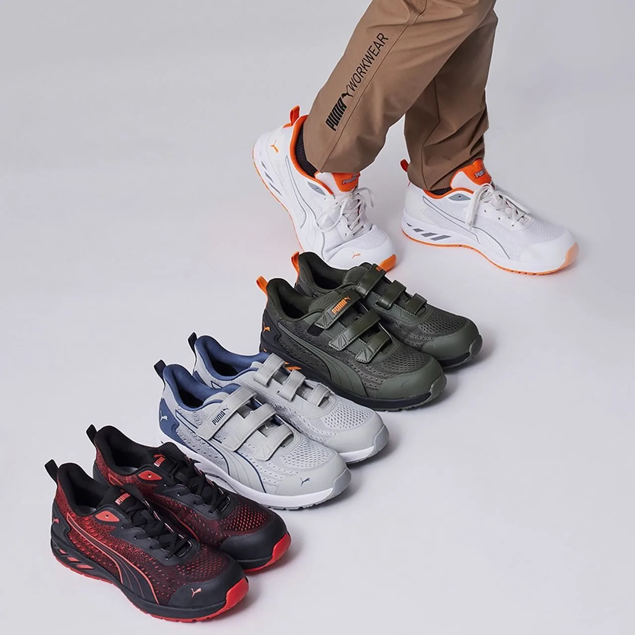 デザインと機能を備えたPUMA SAFETYのシューズ