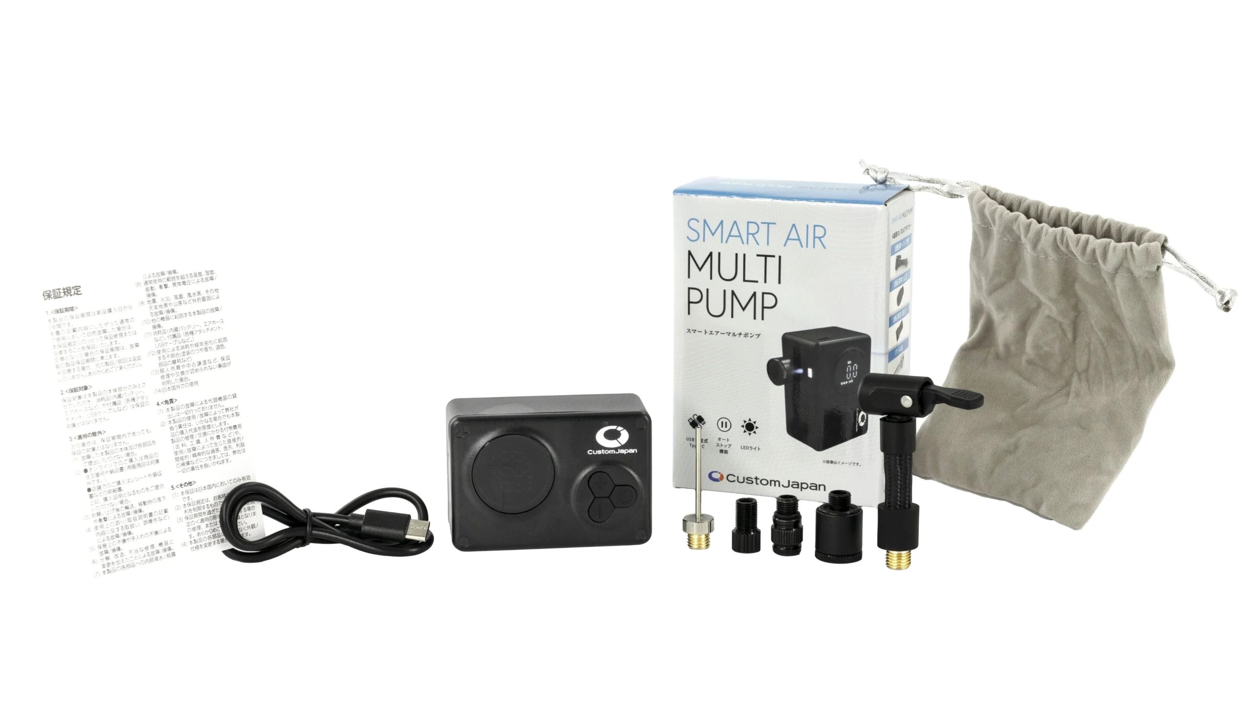 SAP500 本体と付属品