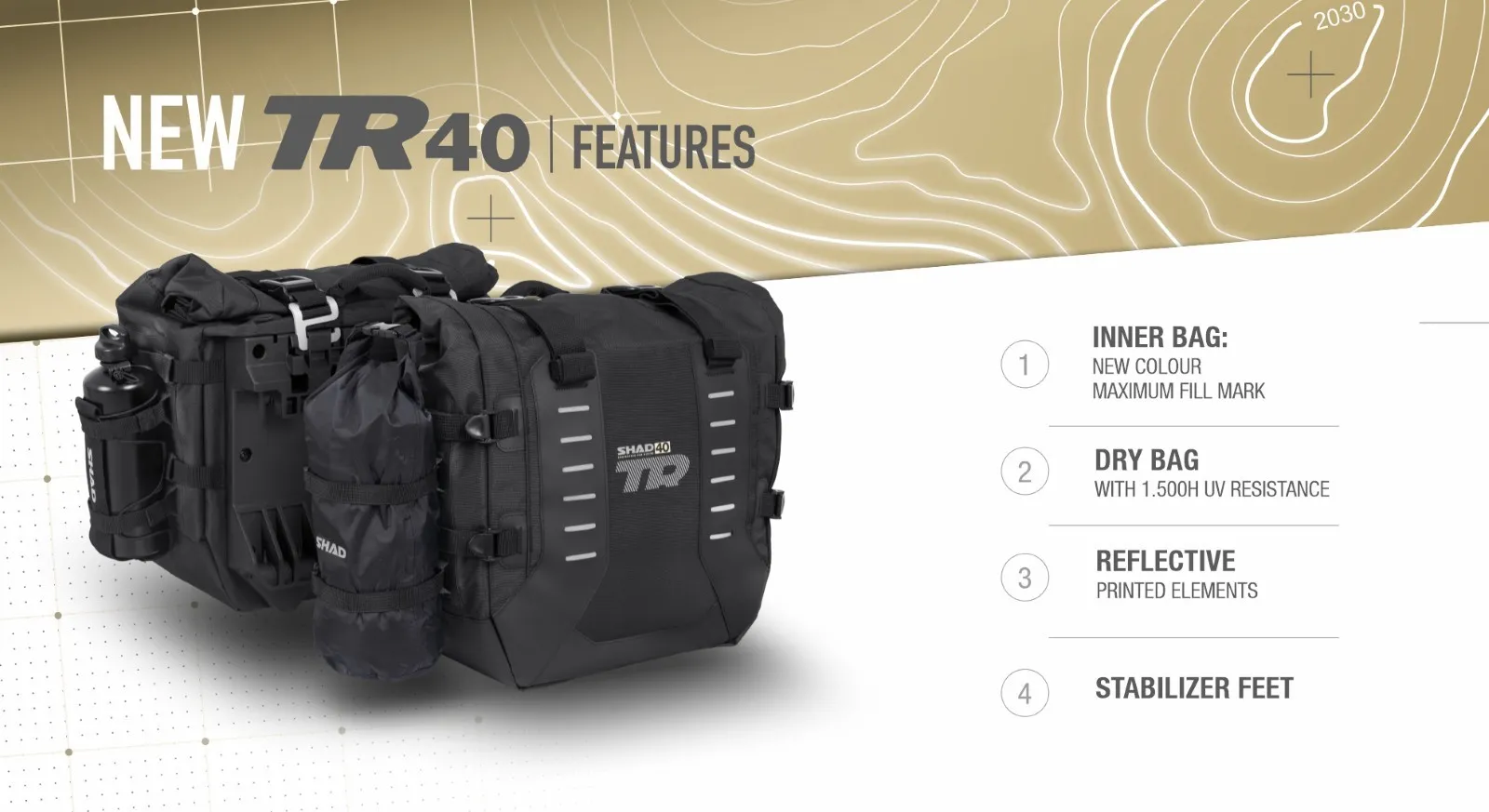 SHAD TERRA TR40 サイドバッグ