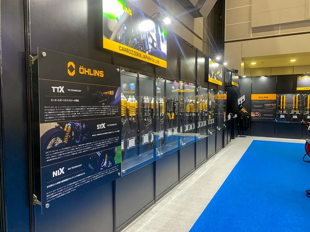 東京モーターサイクルショー2026 OHLINSブランド展示