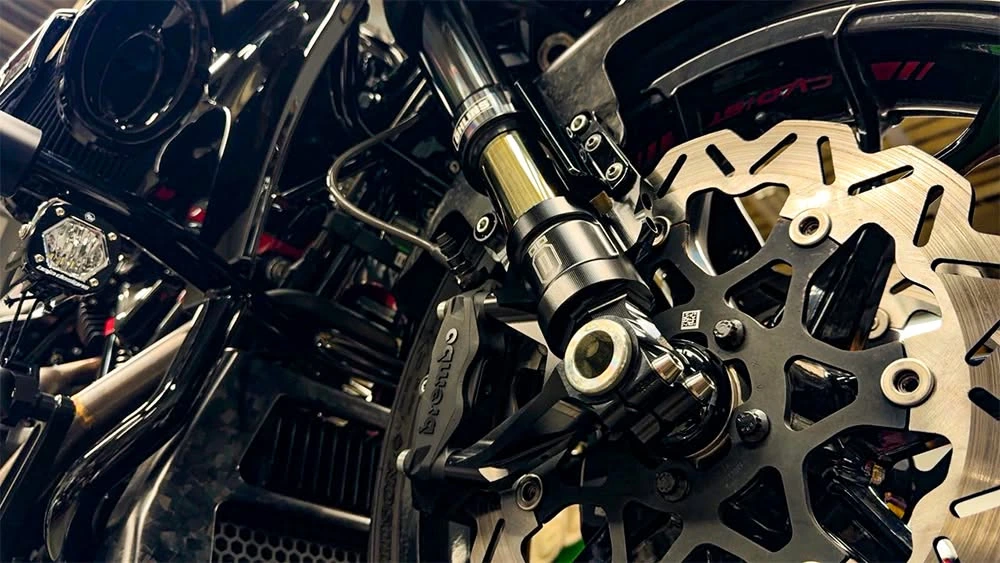 OHLINS フロントサスペンション 東京モーターサイクルショー2026