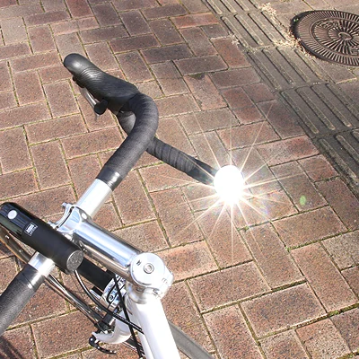 CATEYE 自転車用ミラー装着イメージ