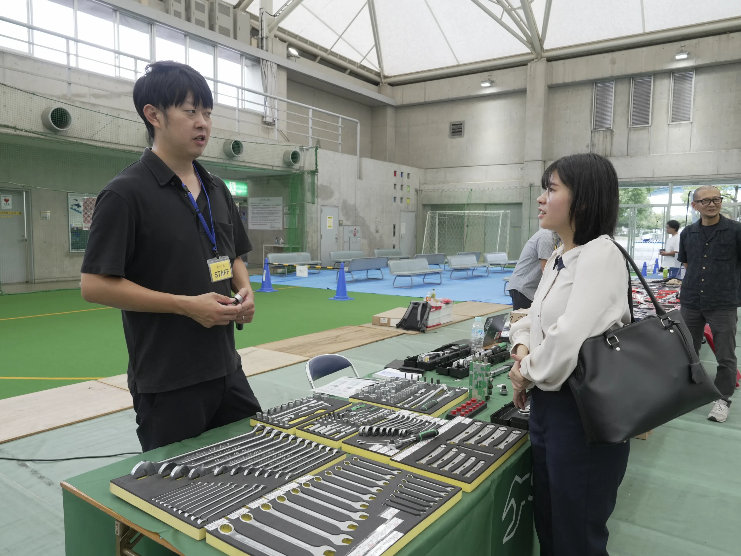 ブランド担当者との会話