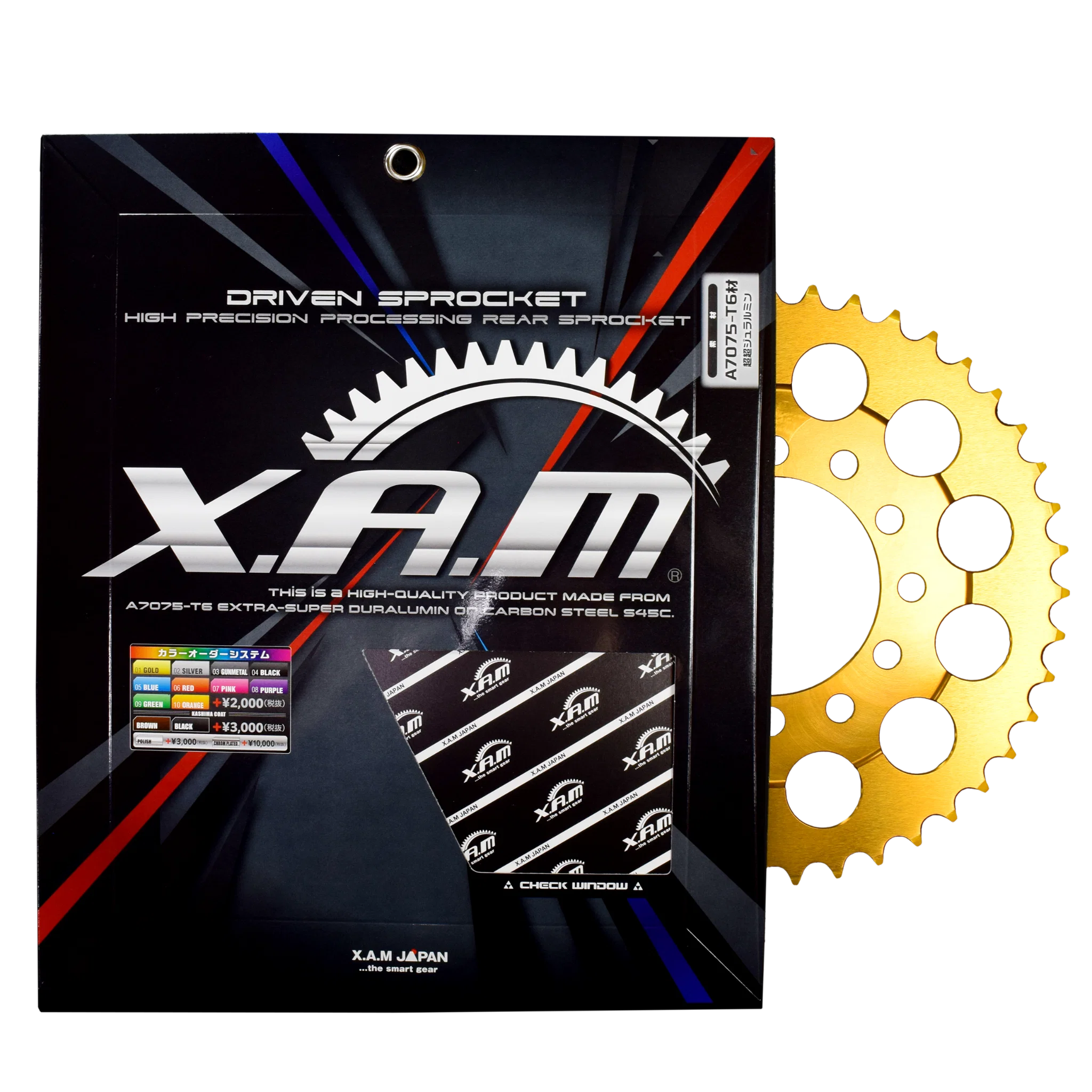 X.A.M CLASSIC ゴールドスプロケット